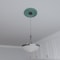 Ekena Millwork Traditional PVC Medallion (Canopies up to 7 1/2"), 13"OD x 3 1/2"ID x 1 1/4"P, Metallic Sea Mist CMP13TRFSM - alternate 8